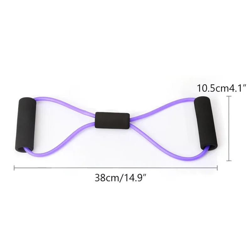 Type 8 Word Fitness Resistance Yoga Gum Rubber Bands Elastic Stretch Rope Chest Expander Workout Sports Exercise
Type 8 Word Fitness Resistance Yoga Gum Rubber Bands Elastic Stretch Rope Chest Expander Workout Sports Exercise