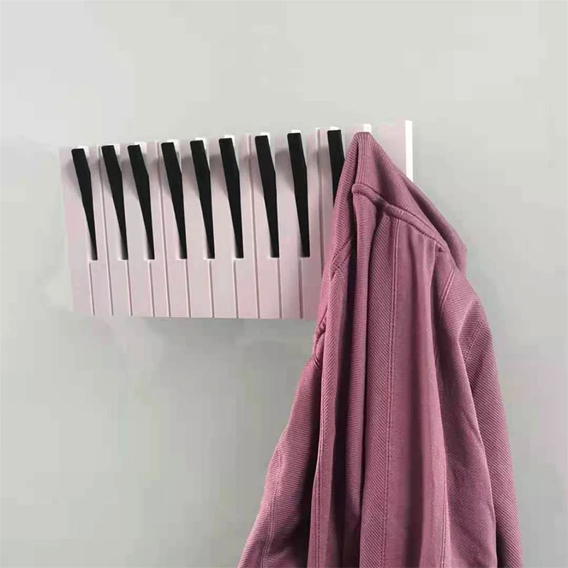Decorative Coat Rack Wooden Piano Shaped Wall Hook with 10/13/16 Hangers for Hat Keychain Storage Multi-Purpose Hooks 
Decorative Coat Rack Wooden Piano Shaped Wall Hook with 10/13/16 Hangers for Hat Keychain Storage Multi-Purpose Hooks