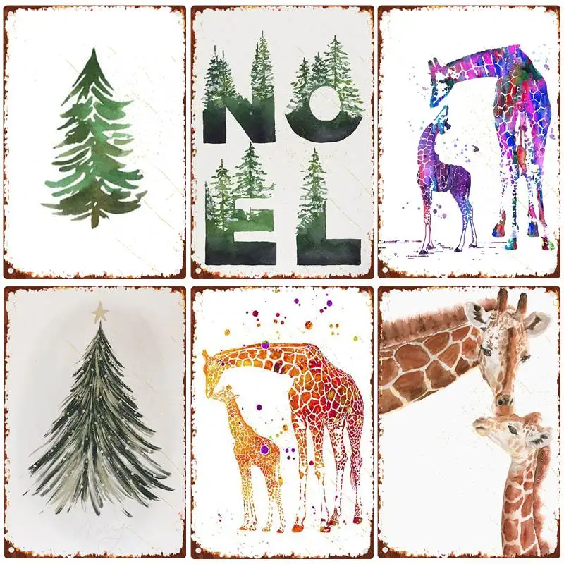 Жестяная вывеска, праздничная Рождественская елка, настенное искусство, акварель, рождественская елка, живопись, печать, настенное искусст...
Жестяная вывеска, праздничная Рождественская елка, настенное искусство, акварель, рождественская елка, живопись, печать, настенное искусст...