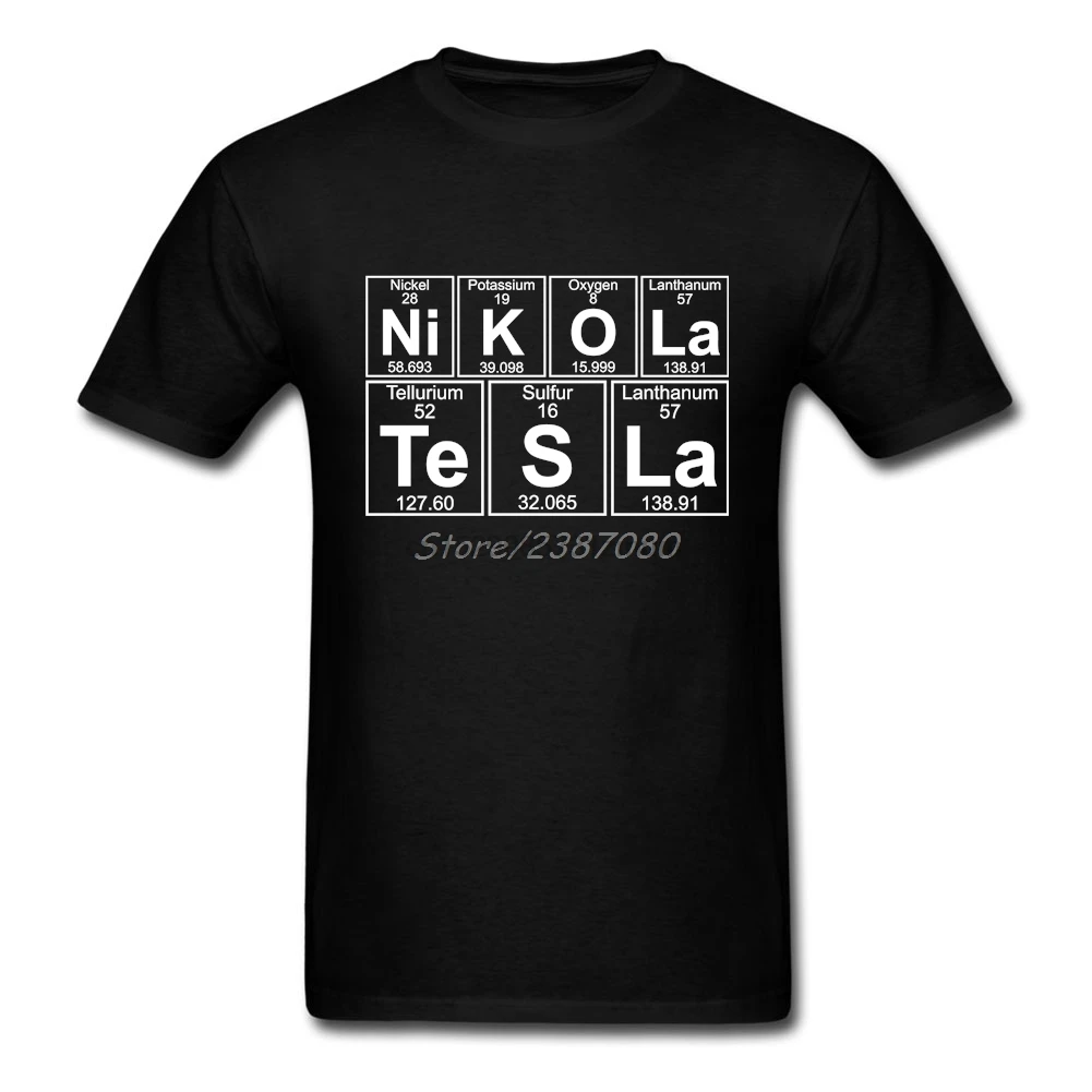 Nikola Tesla футболка Xxxl на заказ короткий рукав мужская летняя хит продаж хлопок