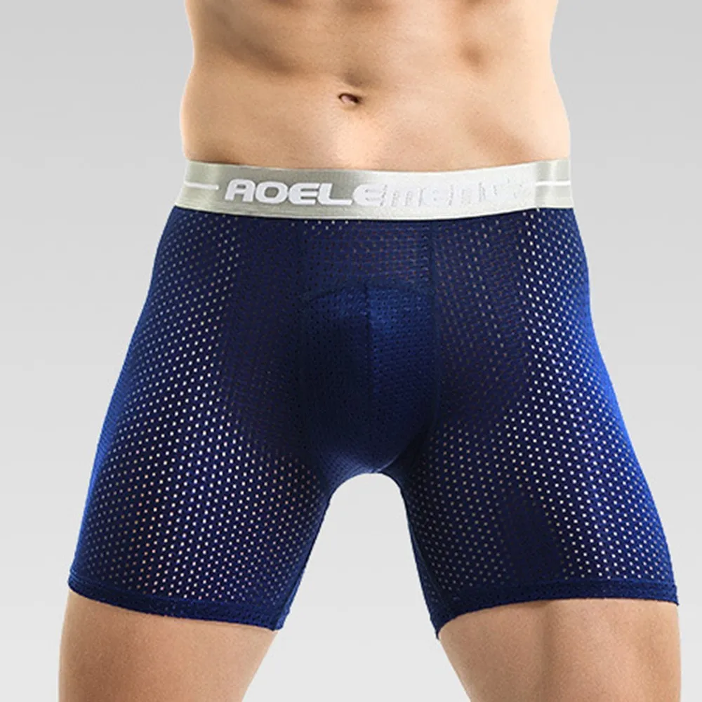 Men Lengthen Boxer Seamless Shorts Bulge Pouch Briefs Underwear Workout Fitness Antibacterial Boxer Shorts Youth Seamless Sports
Men Lengthen Boxer Seamless Shorts Bulge Pouch Briefs Underwear Workout Fitness Antibacterial Boxer Shorts Youth Seamless Sports
