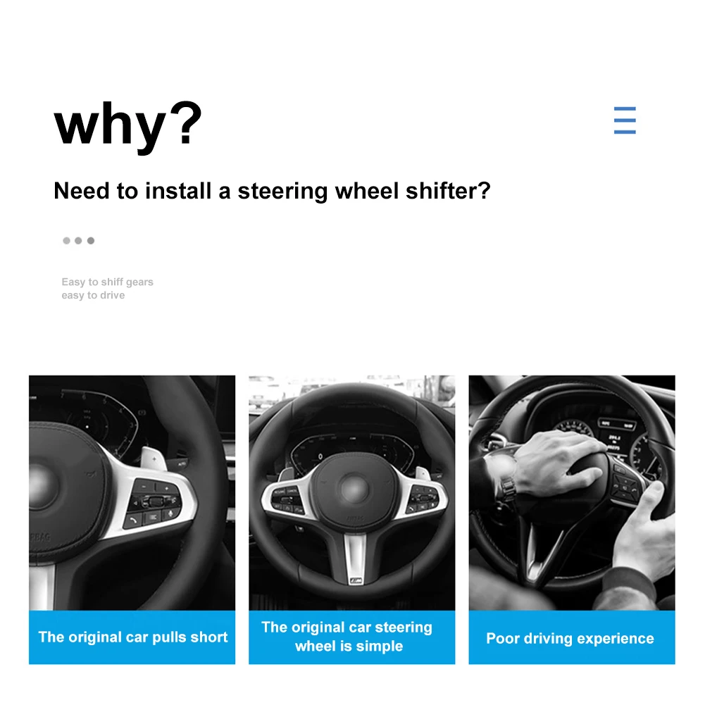 Aluminum Alloy Car Paddle Shift Automobile Steering Wheel Shifter Extension Pad for Mercedes-Benz A B E R GLK SLK with Adhesive
Aluminum Alloy Car Paddle Shift Automobile Steering Wheel Shifter Extension Pad for Mercedes-Benz A B E R GLK SLK with Adhesive