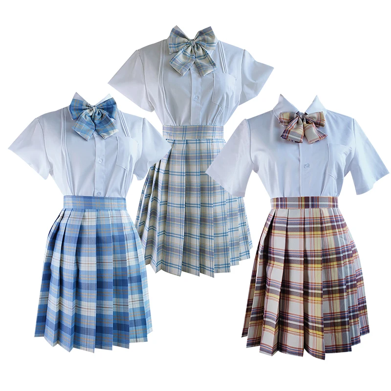 JK School Uniform Plaid Skirts For Girls Summer High Waist Pleated Women Dress Students
JK School Uniform Plaid Skirts For Girls Summer High Waist Pleated Women Dress Students