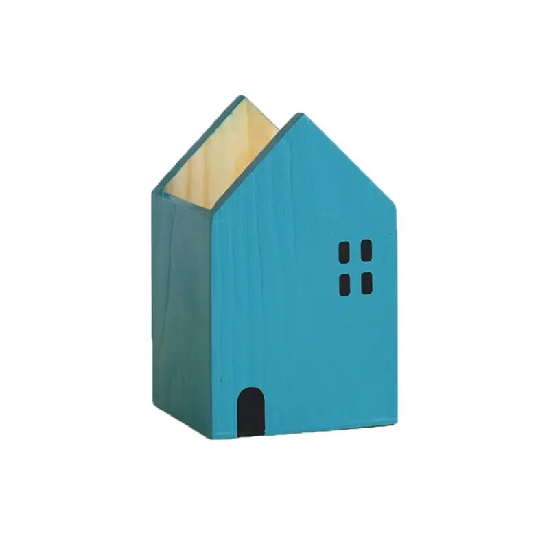 Creative House Shape Wooden Pencil Pen Holder Desktop Organizer Container Brush Pot Stationery School Office Supplies
Creative House Shape Wooden Pencil Pen Holder Desktop Organizer Container Brush Pot Stationery School Office Supplies