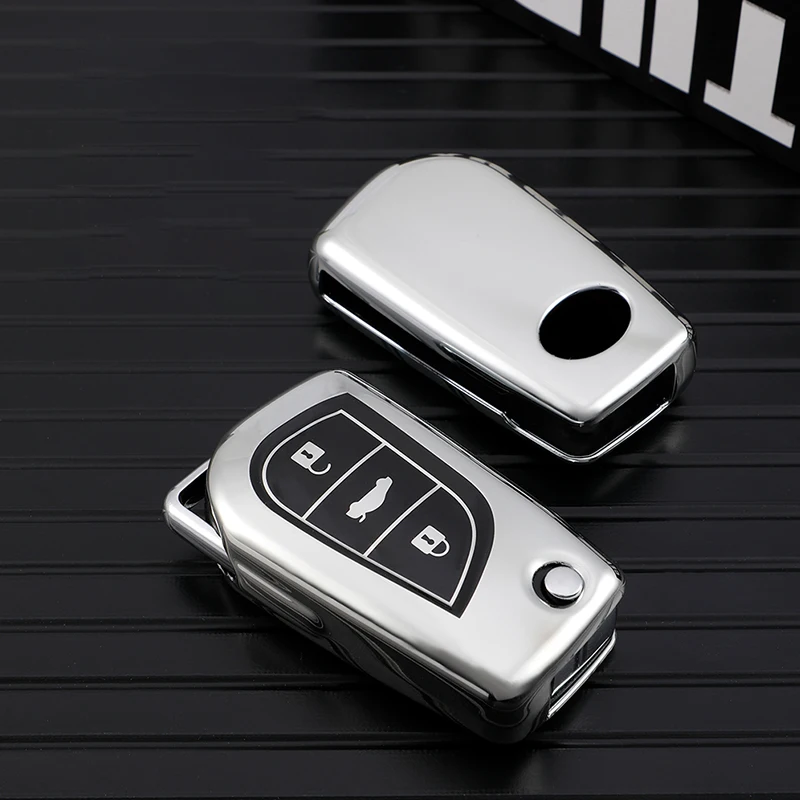 TPU Car Key Cover Case For Toyota Auris Reiz Corolla RAV4 Avensis Yaris Aygo Verso Scion TC IM Folding Keychain Cover
TPU Car Key Cover Case For Toyota Auris Reiz Corolla RAV4 Avensis Yaris Aygo Verso Scion TC IM Folding Keychain Cover