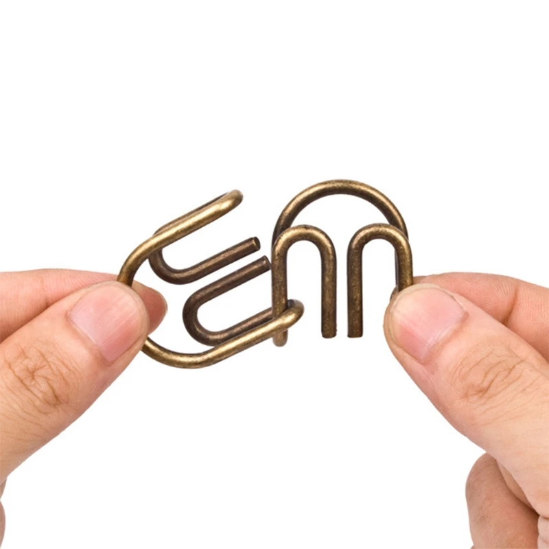 9Pcs Metal Wire Puzzle Set IQ Mind Brain Teaser Link Unlock Interlock Game Gifts
9Pcs Metal Wire Puzzle Set IQ Mind Brain Teaser Link Unlock Interlock Game Gifts