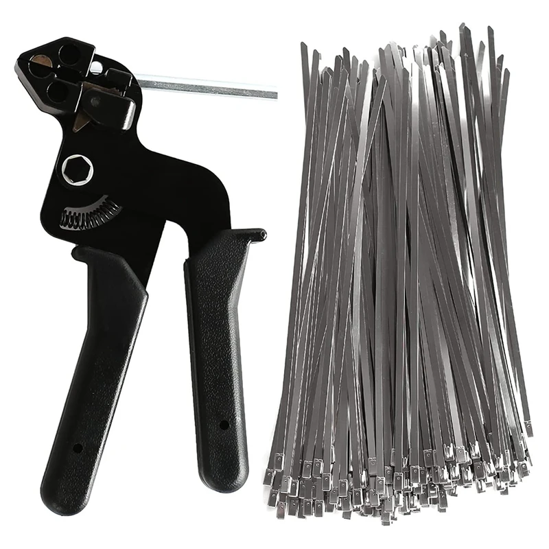 Stainless Steel Cable Tie Hand Tool, Cable Tie Tool Set, With 200 Stainless Steel Cable Ties, For Bundled And Attaching
Stainless Steel Cable Tie Hand Tool, Cable Tie Tool Set, With 200 Stainless Steel Cable Ties, For Bundled And Attaching