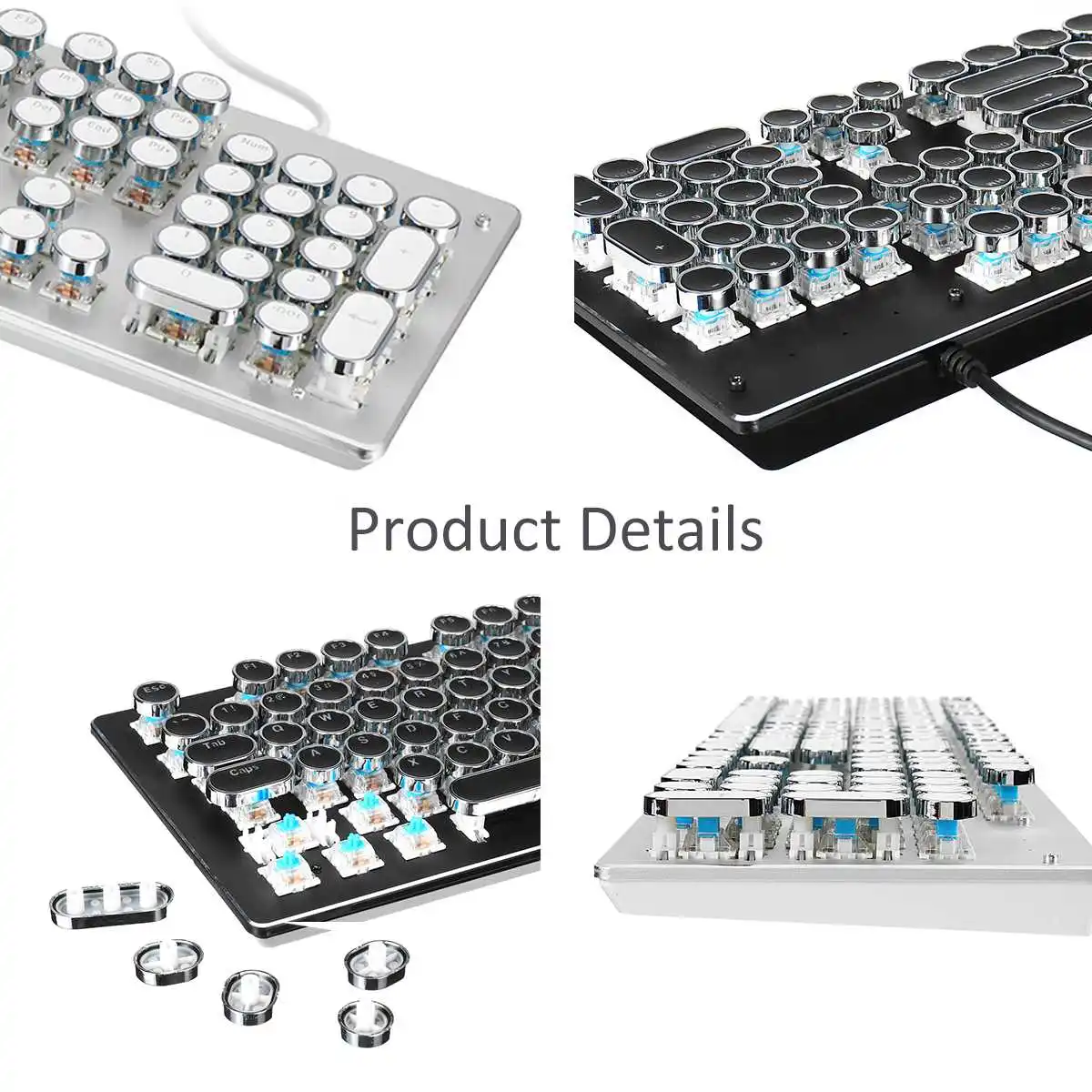INSMA104 Keys Circular Mechnical Gaming Keyboard Outemu Blue Switch 9 Backlight Modes ABS Keycaps Keyboard for Gaming Player
INSMA104 Keys Circular Mechnical Gaming Keyboard Outemu Blue Switch 9 Backlight Modes ABS Keycaps Keyboard for Gaming Player