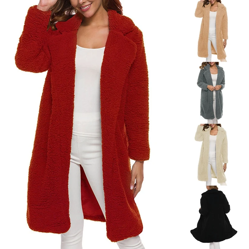 Autumn and Winter Ladies Mid-Length Lamb Wool Thick Warm Coat Imitation Wool Loose Fashion Windbreaker
Autumn and Winter Ladies Mid-Length Lamb Wool Thick Warm Coat Imitation Wool Loose Fashion Windbreaker
