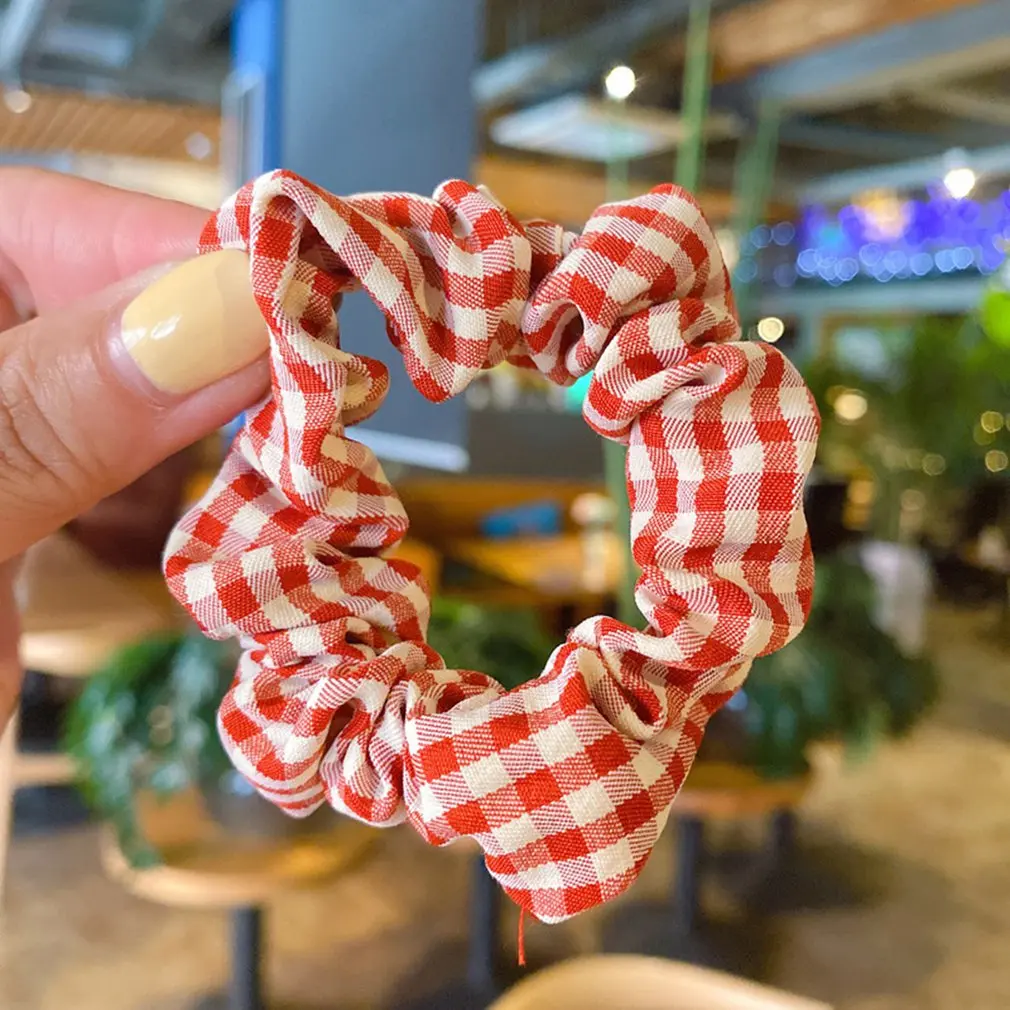 New Fashion Plaid Large Intestine Ring Fabric Hair Tie For Women Girls Ponytail Holder Hair Accessories
New Fashion Plaid Large Intestine Ring Fabric Hair Tie For Women Girls Ponytail Holder Hair Accessories