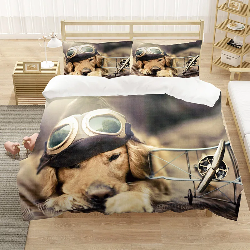 Home Textile Custom Your Cute Pet 3D Printing Bedding Sets Animal Themed Twin/Queen/King Size With Pillocase Covers
Home Textile Custom Your Cute Pet 3D Printing Bedding Sets Animal Themed Twin/Queen/King Size With Pillocase Covers