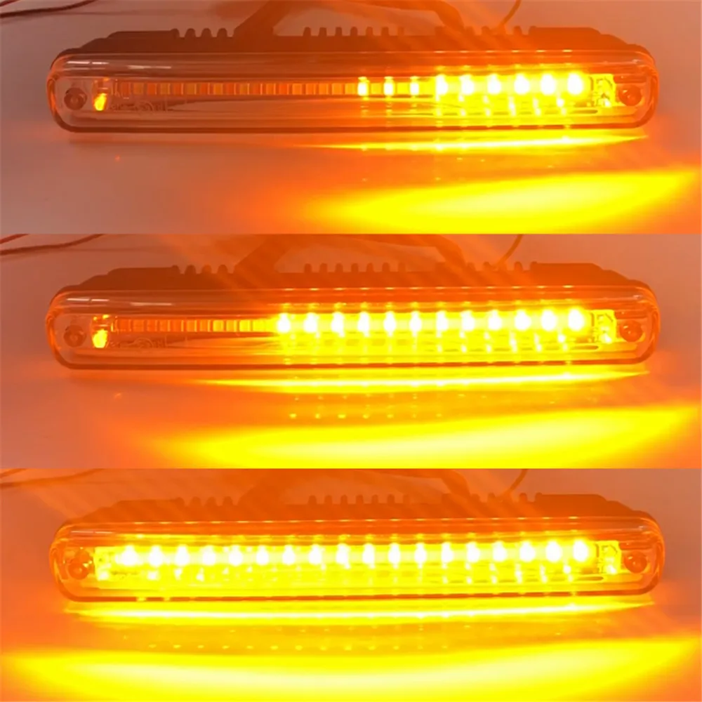 2PCS Sequential Flowing Car LED drl Daytime Running Light White DRL Yellow Turn Signal Light Auto DRL Fog lamp 12V IP67
2PCS Sequential Flowing Car LED drl Daytime Running Light White DRL Yellow Turn Signal Light Auto DRL Fog lamp 12V IP67