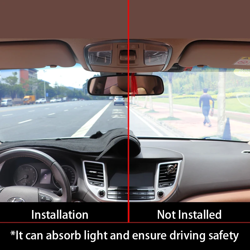 for Hyundai Santa Fe 2019 2020 TM Dashboard Cover Sun Shade Non-slip Dash Mat Pad Carpet Car Stickers Interior Accessories | Автомобили и