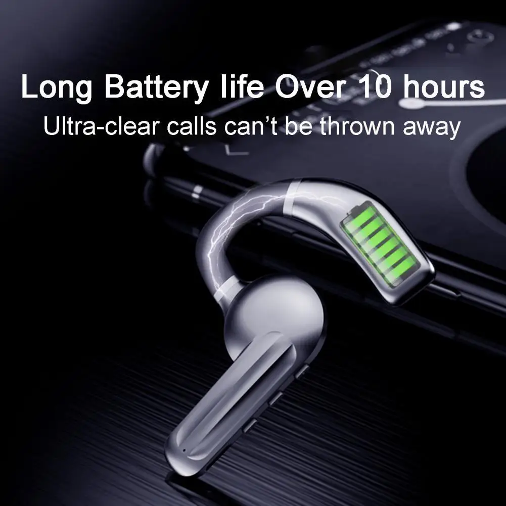 DYY-8 Bluetooth 5.1 Earhook Good Sound Quality Long Standby Time Bone Conduction Mini Wireless Headphone Handsfree Headset
DYY-8 Bluetooth 5.1 Earhook Good Sound Quality Long Standby Time Bone Conduction Mini Wireless Headphone Handsfree Headset