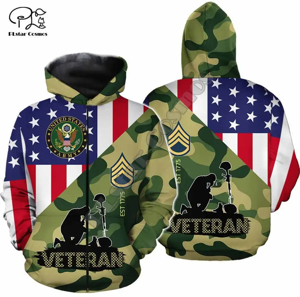 PLstar Cosmos Veteran Military Army Suit Soldier Camo Autumn Pullover NewFashion Tracksuit 3DPrint Men/Women Casual Hoodies A-10
PLstar Cosmos Veteran Military Army Suit Soldier Camo Autumn Pullover NewFashion Tracksuit 3DPrint Men/Women Casual Hoodies A-10