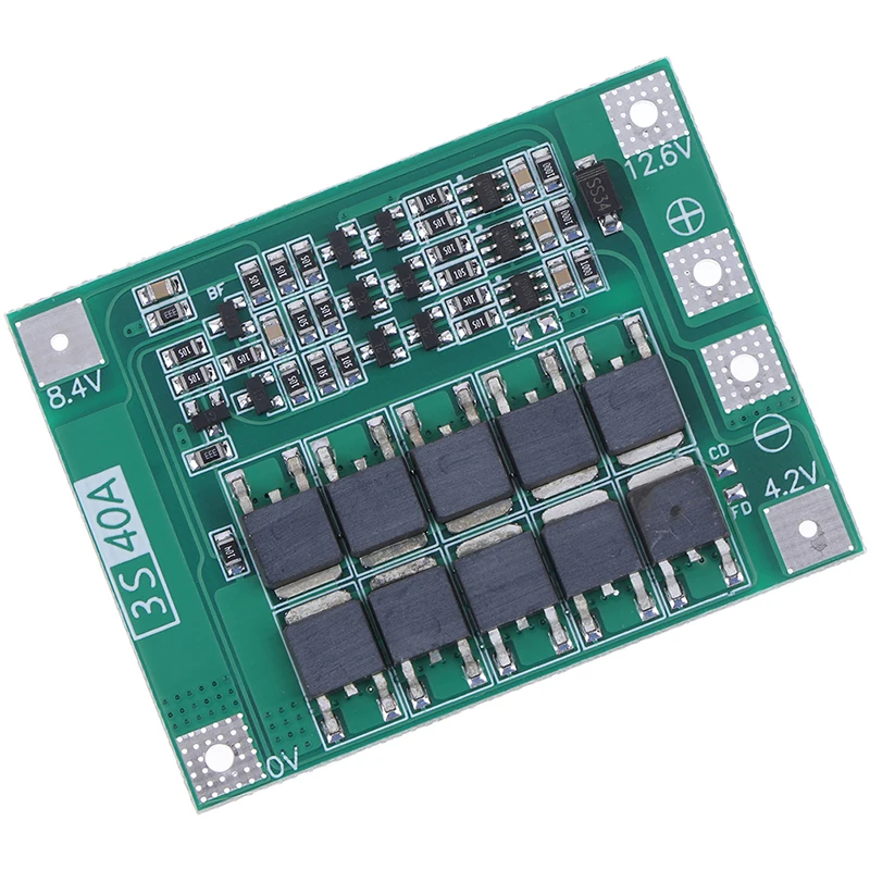 1Pcs Lithium Battery Protection Board 3S 40A 18650 Li-Ion Lithium Battery Charger Protection Board For Drill Motor
1Pcs Lithium Battery Protection Board 3S 40A 18650 Li-Ion Lithium Battery Charger Protection Board For Drill Motor