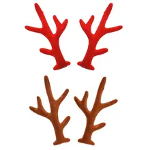 5/10Pair Red Brown Antler Headdress Deer Horn Tree Branches DIY Headband Accessories DIY Christmas Gift Cosplay Photoprops Decor