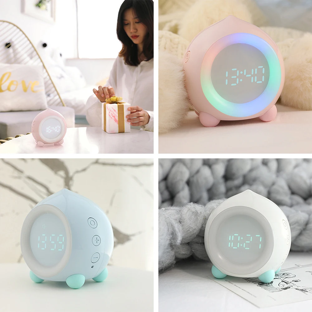 Kids Alarm Clock Cute Mini Digital Alarm Clock For Kids Bedside Clock Children'S Sleep Trainier Wake Up LED Night Light
Kids Alarm Clock Cute Mini Digital Alarm Clock For Kids Bedside Clock Children'S Sleep Trainier Wake Up LED Night Light