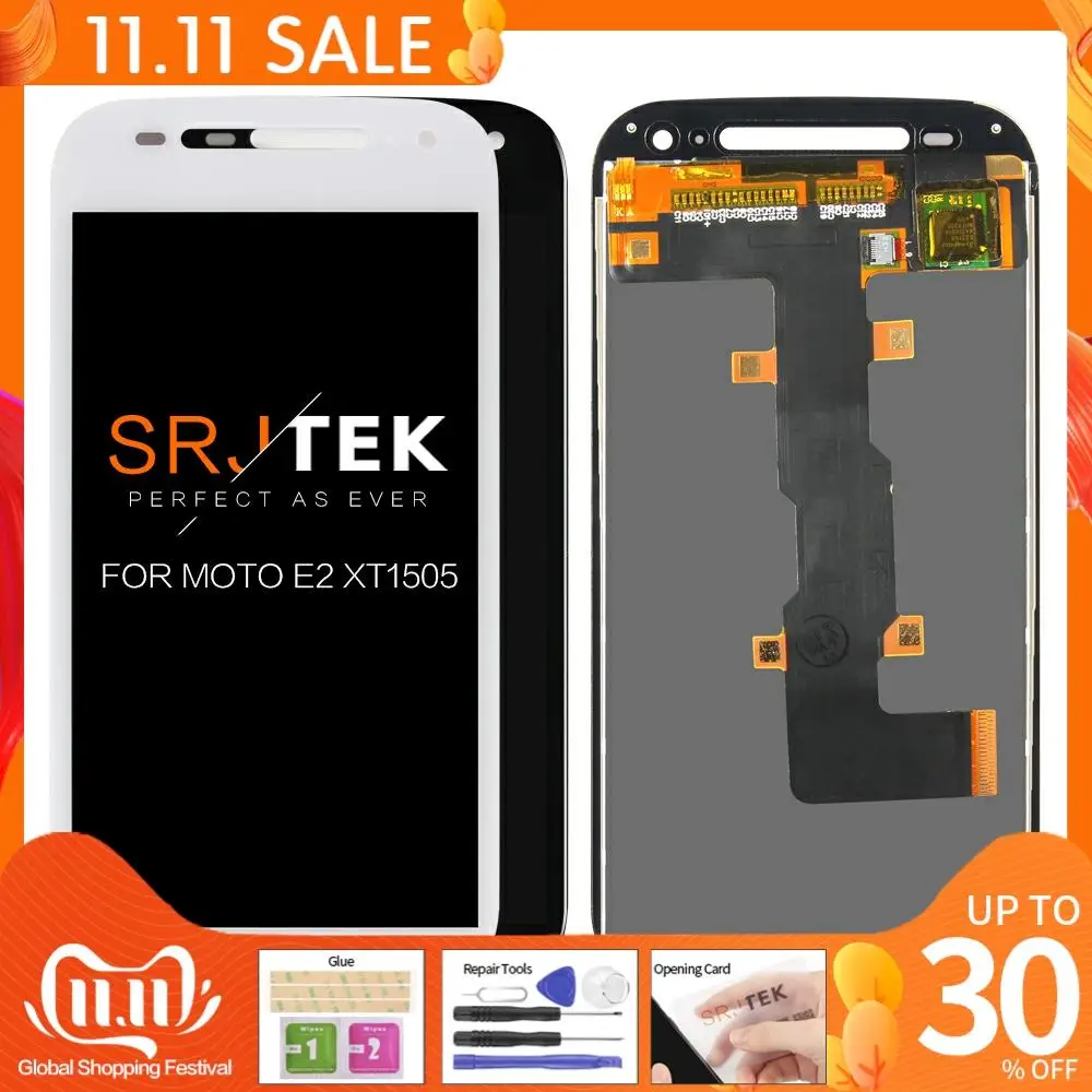 Tested Screen For Motorola Moto E2 E+1 Xt1505 Xt1524 Xt1527 Xt1511 LCD Touch Screen Glass Digitizer Assembly For Moto E2 Display
Tested Screen For Motorola Moto E2 E+1 Xt1505 Xt1524 Xt1527 Xt1511 LCD Touch Screen Glass Digitizer Assembly For Moto E2 Display