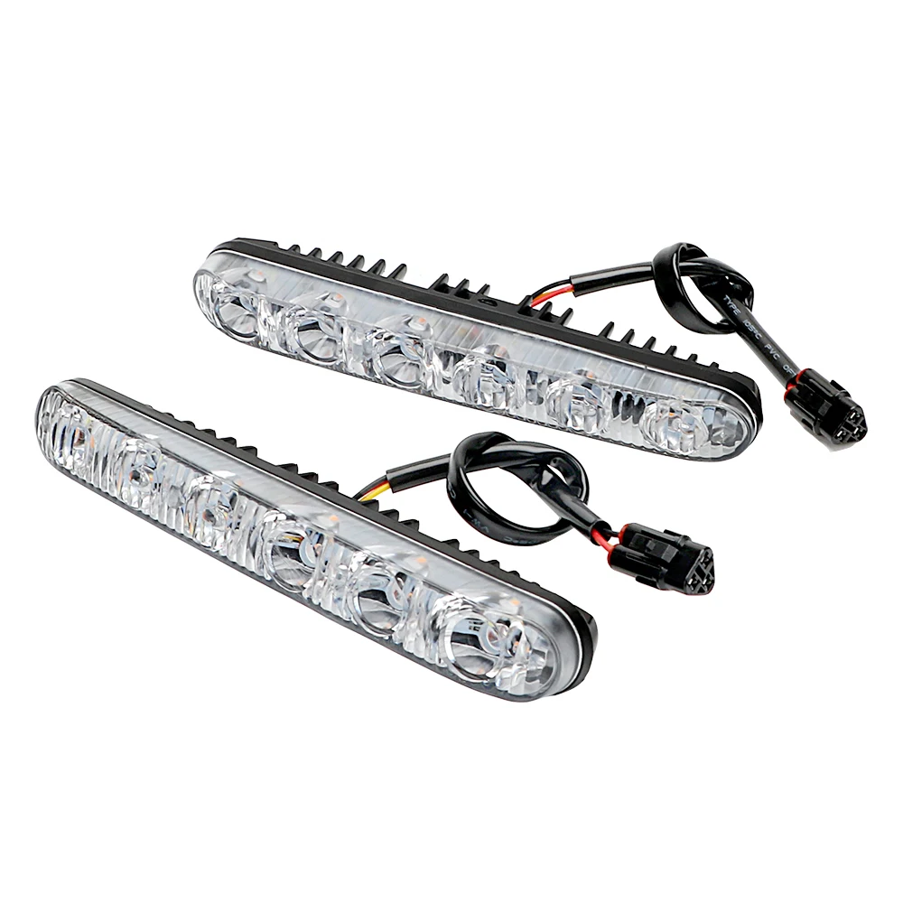 1 Pair Super Bright Car Daytime LED Light DRL Turn Signal Indicators Car Styling Auto Daytime Running Lights
1 Pair Super Bright Car Daytime LED Light DRL Turn Signal Indicators Car Styling Auto Daytime Running Lights