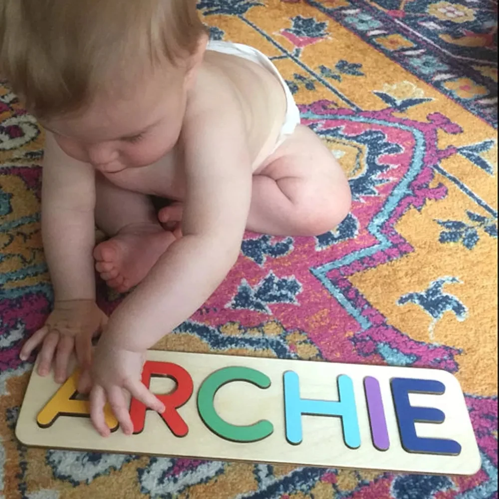 Personalized Name Toddler Puzzle New Baby Gifts Montessori Educational Toy Children Puzzle Daughter Birthday Gift Mother to Be 
Personalized Name Toddler Puzzle New Baby Gifts Montessori Educational Toy Children Puzzle Daughter Birthday Gift Mother to Be
