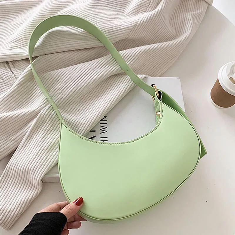 French Style Leather Shoulder Bag Crescent Armpit Small Handbags For Women Clutch Bags Solid Color Fashion Vintage Tote Purse
French Style Leather Shoulder Bag Crescent Armpit Small Handbags For Women Clutch Bags Solid Color Fashion Vintage Tote Purse