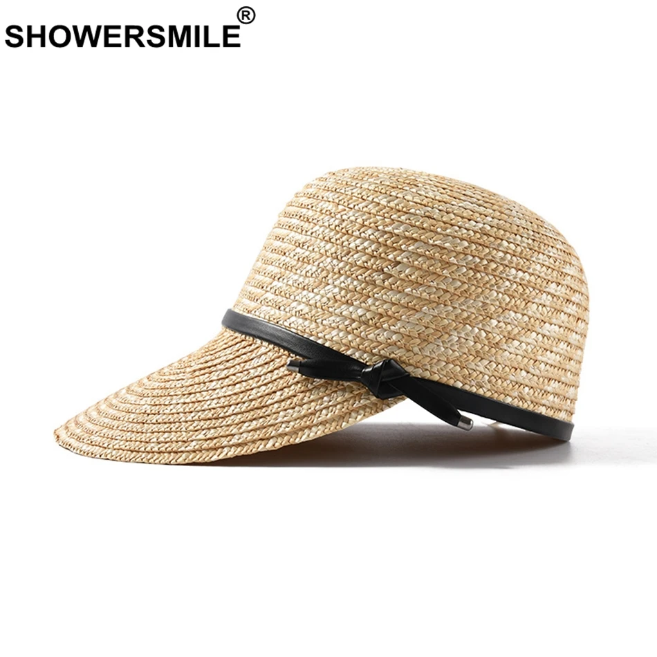 SHOWERSMILE Straw Hat Women Summer Sun Protection Hat Female Brim Outdoor Paper Dome Spring Baseball Beach Ladies Duckbill Cap 
SHOWERSMILE Straw Hat Women Summer Sun Protection Hat Female Brim Outdoor Paper Dome Spring Baseball Beach Ladies Duckbill Cap