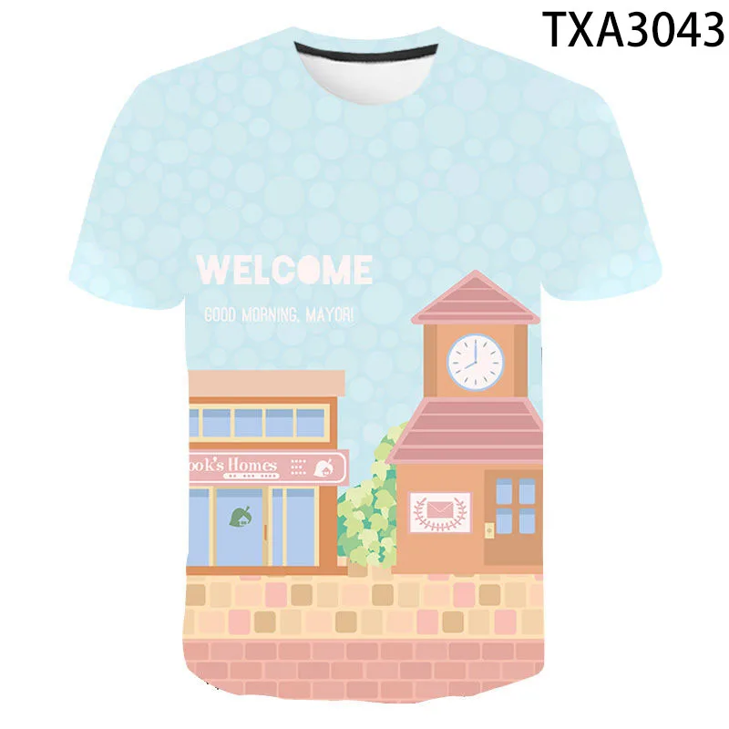 2021 New Animal Crossing Cool 3D T-shirts for men, ladies and children, summer fashion short-sleeved T-shirts, cartoon anime boy
2021 New Animal Crossing Cool 3D T-shirts for men, ladies and children, summer fashion short-sleeved T-shirts, cartoon anime boy