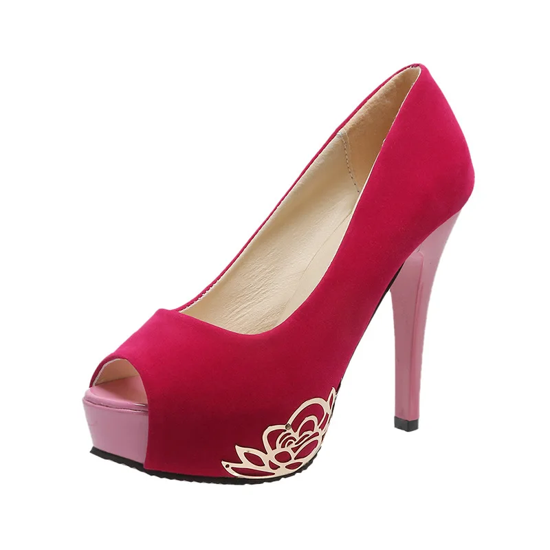 2021 spring and summer new versatile thin heeled sandals women's night sexy high heeled shoes women's wedding shoes suede