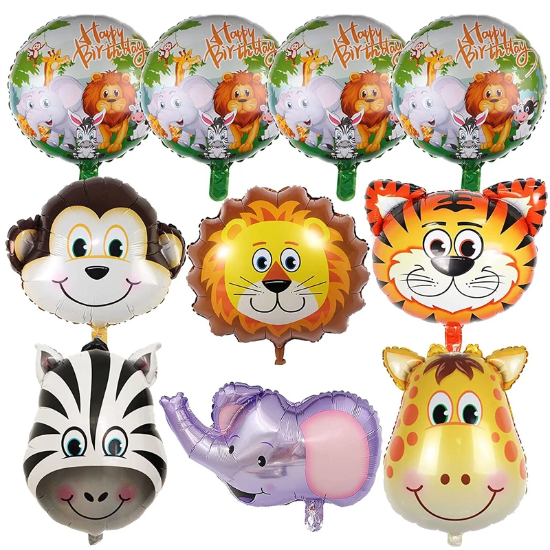 22 Inch Safari Jungle Animal Balloons Giant Zoo Foil Balloons for Safari Jungle Theme Birthday Baby Shower Party Decorations
22 Inch Safari Jungle Animal Balloons Giant Zoo Foil Balloons for Safari Jungle Theme Birthday Baby Shower Party Decorations