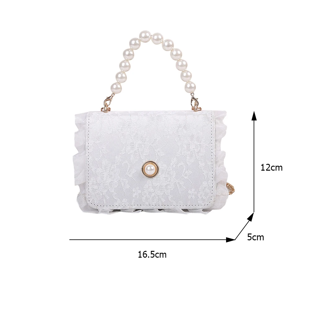 2021 New Vintage Women's bag Pure Color Lace PU Shoulder Bag Lady Pearl Chain Travel Crossbody Bags Mini Flap Wild Handbags
2021 New Vintage Women's bag Pure Color Lace PU Shoulder Bag Lady Pearl Chain Travel Crossbody Bags Mini Flap Wild Handbags