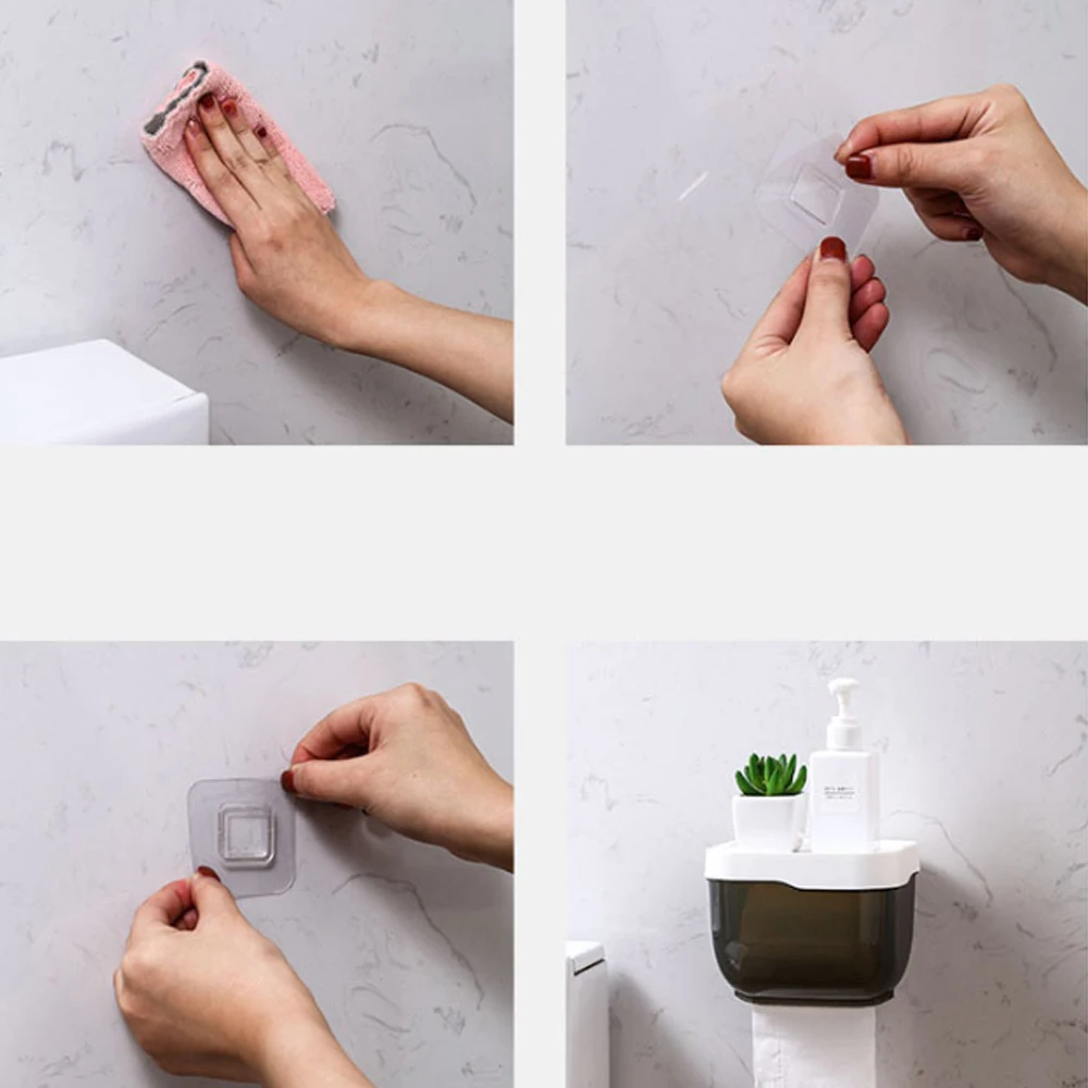 Waterproof Toilet Paper Holder Rolls Holder Wall Mounted Tissue Shelf Organizer Mobile Phone Rack Paper Towel Box
Waterproof Toilet Paper Holder Rolls Holder Wall Mounted Tissue Shelf Organizer Mobile Phone Rack Paper Towel Box