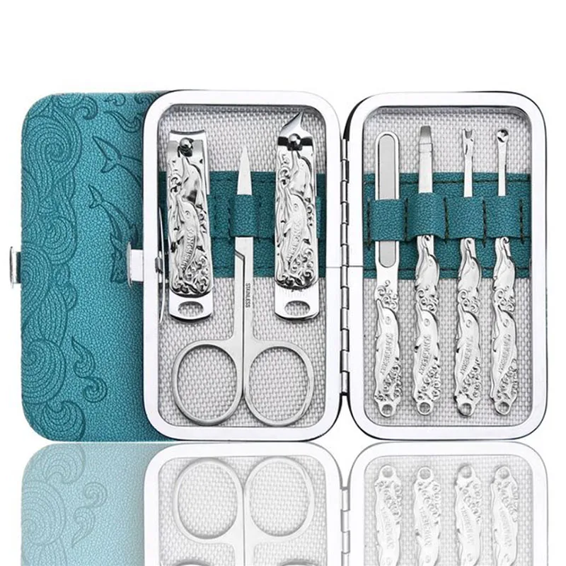 Professional Carbon Stainless Steel Nail Clipper Set Dolphin Pattern Relief Finger Toe Nail Cutter Trimmer Manicure Tool
Professional Carbon Stainless Steel Nail Clipper Set Dolphin Pattern Relief Finger Toe Nail Cutter Trimmer Manicure Tool