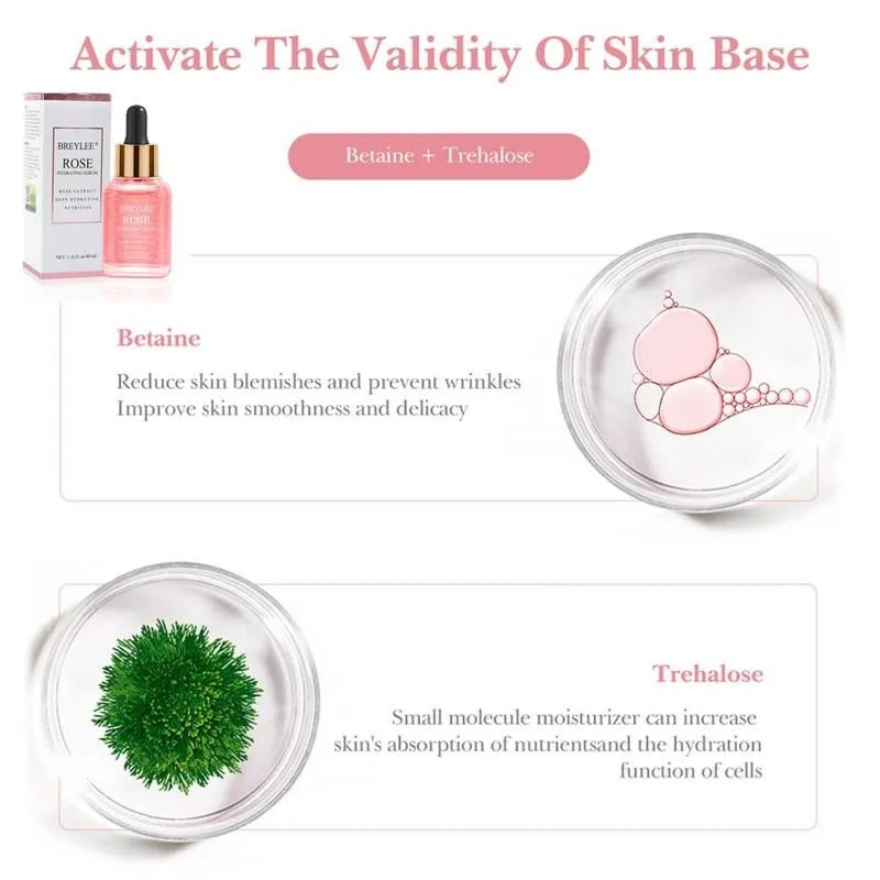40ml Rose Hydrating Serum Deep Nourishing Moisturizing Anti-aging Face Essence Improve Dullness Dark Yellow Skin Whitening Cream
40ml Rose Hydrating Serum Deep Nourishing Moisturizing Anti-aging Face Essence Improve Dullness Dark Yellow Skin Whitening Cream