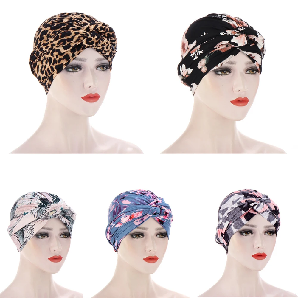 7 Colors Flower Printed Turban Muslim Women Cross Knot Beanies Skullies Indian Hat Hijab Ladies Hair Loss Hat Bonnet Accessories
7 Colors Flower Printed Turban Muslim Women Cross Knot Beanies Skullies Indian Hat Hijab Ladies Hair Loss Hat Bonnet Accessories