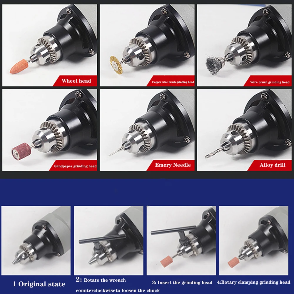 New 15 In 1 220V Mini Drill 180W Power Electric Power Tools with Flex Shaft Drill Bits Accessories Engraver Machine USEU Plug
New 15 In 1 220V Mini Drill 180W Power Electric Power Tools with Flex Shaft Drill Bits Accessories Engraver Machine USEU Plug