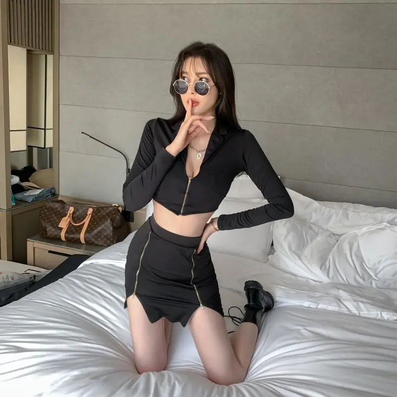Jazz Dance Costumes For Women Bar DJDS Stage Clothes Female Singer Pole Dance Long Sleeve Black Suit Sexy Split Skirt DQL3944
Jazz Dance Costumes For Women Bar DJDS Stage Clothes Female Singer Pole Dance Long Sleeve Black Suit Sexy Split Skirt DQL3944