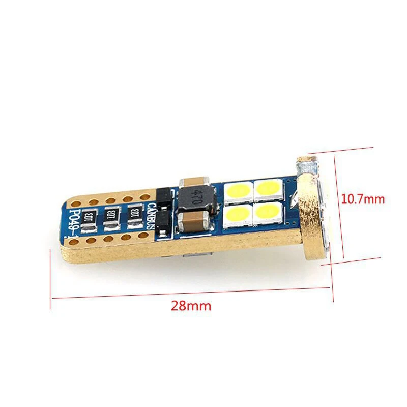 5x Car Canbus No Error Clearance Light T10 W5W 194 LED Lights Auto Side Wedge Interior License Plate Lamp Trunk Bulb White 12V
5x Car Canbus No Error Clearance Light T10 W5W 194 LED Lights Auto Side Wedge Interior License Plate Lamp Trunk Bulb White 12V