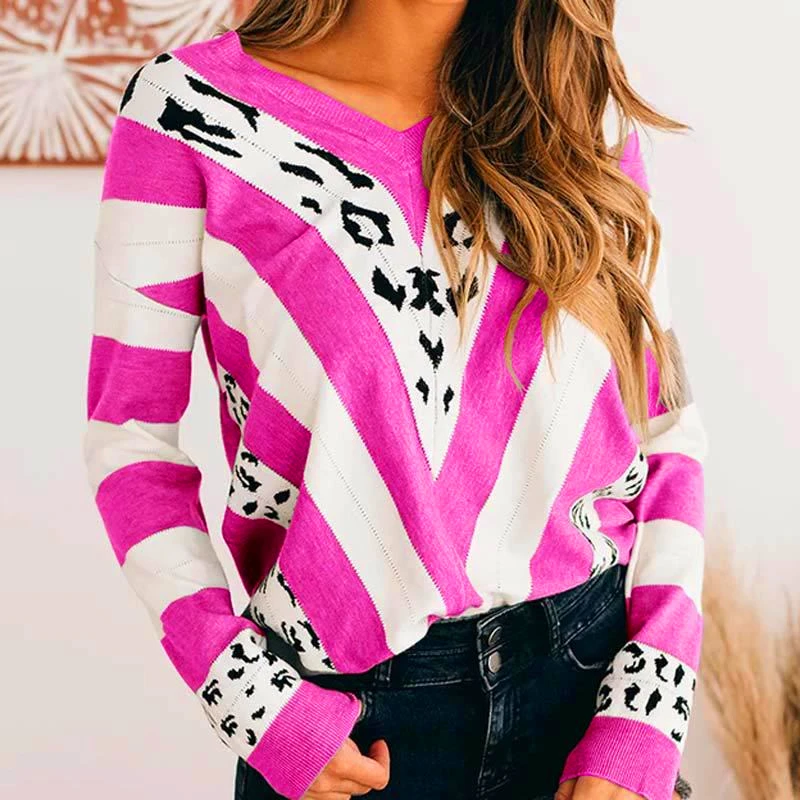 2021 Autumn Long Sleeve Elegant Blouse Women Casual V-Neck Leopard Printed Pullover Ladies Office Shirt Fashion Loose Street Top
2021 Autumn Long Sleeve Elegant Blouse Women Casual V-Neck Leopard Printed Pullover Ladies Office Shirt Fashion Loose Street Top
