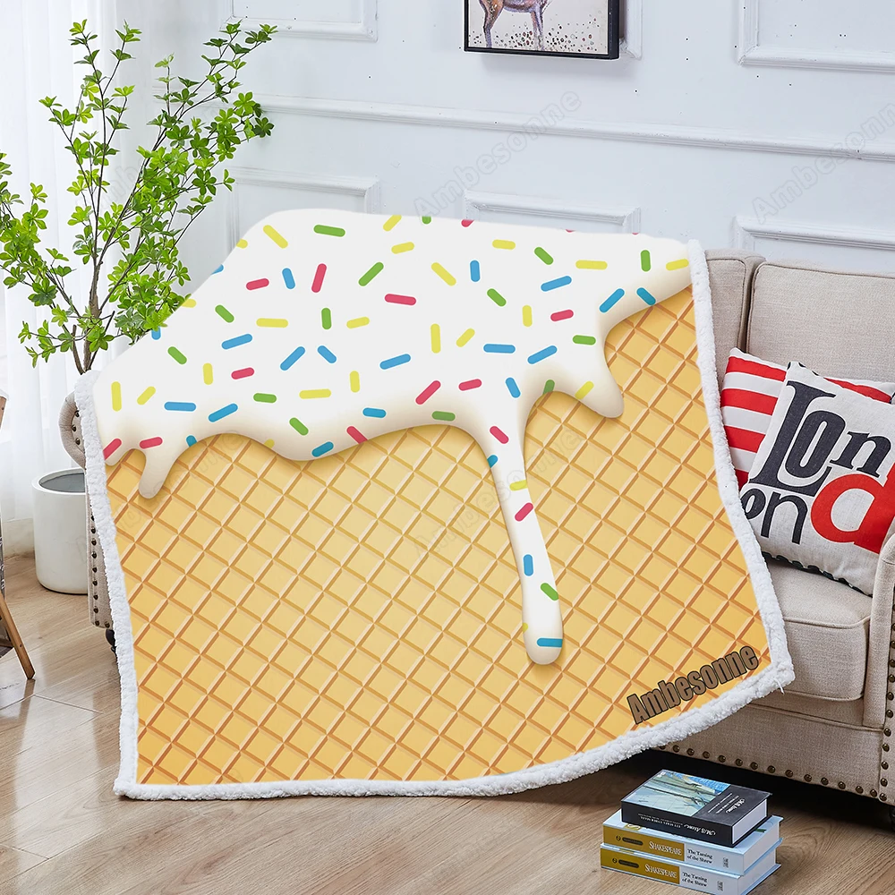 Colorful Chocolate Glaze Sherpa Blanket Colorful Sugar Sprinkles Blanket Crisp Wafer Bedding Soft Fluffy Blanket Dropship
Colorful Chocolate Glaze Sherpa Blanket Colorful Sugar Sprinkles Blanket Crisp Wafer Bedding Soft Fluffy Blanket Dropship