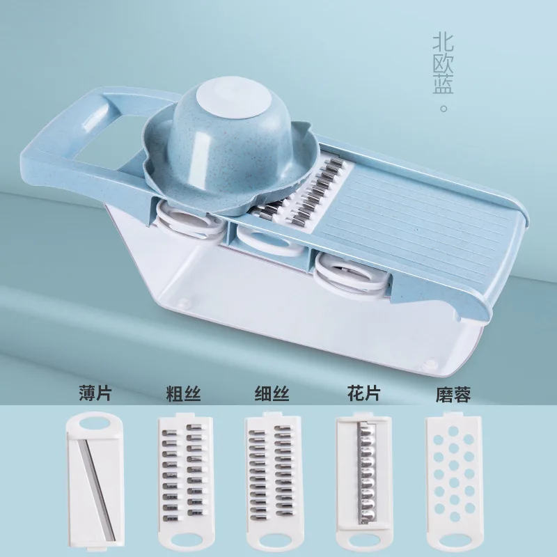 E997 Multi-function Vegetable Chopper Potato Manual Shredder/slicer Household Kitchen Carrot Wipe Grater Silk Useful Product
E997 Multi-function Vegetable Chopper Potato Manual Shredder/slicer Household Kitchen Carrot Wipe Grater Silk Useful Product