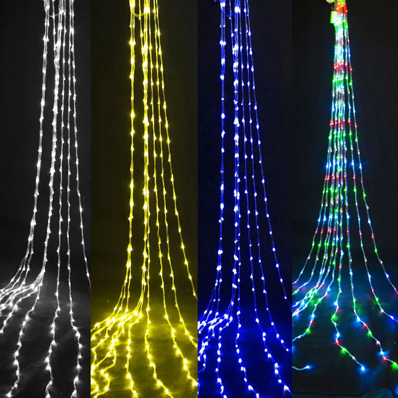 3X3M 320 Led Water Flow Waterfall Window Curtain String Light Fairy Garland Christmas Wedding Graden Home Bedroom Decoration
3X3M 320 Led Water Flow Waterfall Window Curtain String Light Fairy Garland Christmas Wedding Graden Home Bedroom Decoration