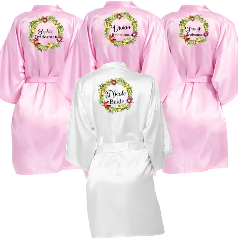 Wedding maid of honour robeSilky Bridesmaid Robes custom Bridal shower Robe Bridesmaid proposal gift Dressing Gown
Wedding maid of honour robeSilky Bridesmaid Robes custom Bridal shower Robe Bridesmaid proposal gift Dressing Gown