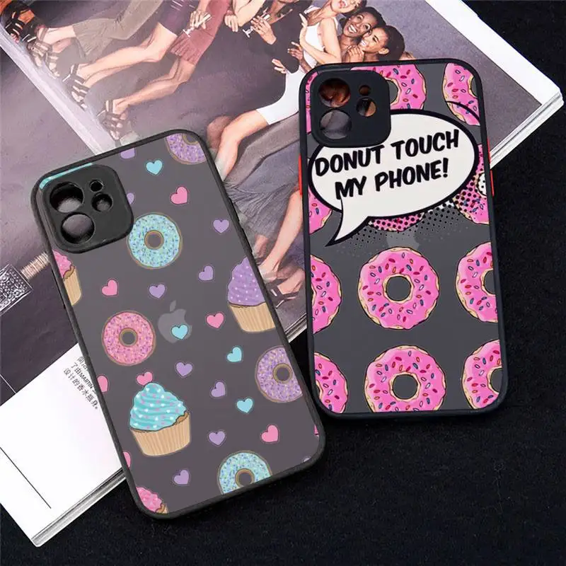 girly cute donut cake Phone Case For iPhone 12 11 Mini Pro XR XS Max 7 8 Plus X Matte transparent cover
girly cute donut cake Phone Case For iPhone 12 11 Mini Pro XR XS Max 7 8 Plus X Matte transparent cover