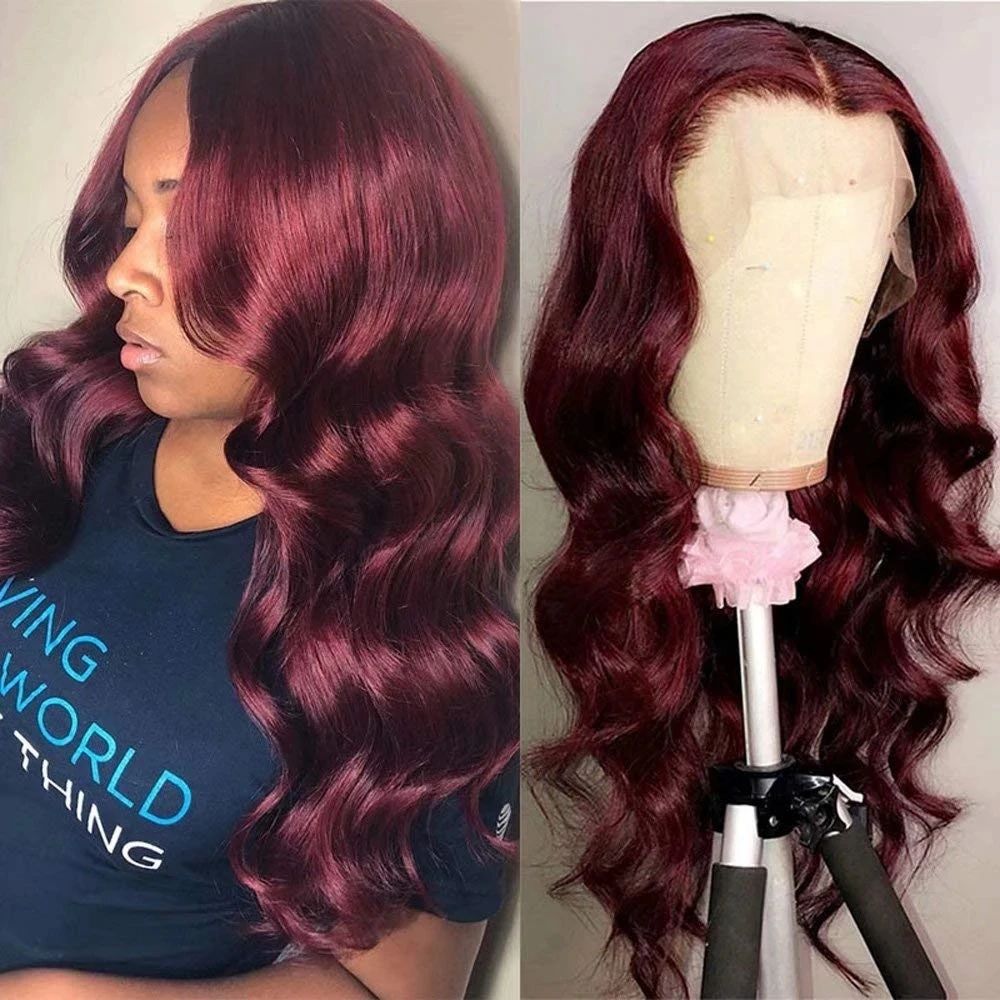 Burgundy Red Color Synthetic Lace Front Wig For Women 26 Inch Free Part Body Wave Heat Resistant Daily Cosplay Wig 150% Density
Burgundy Red Color Synthetic Lace Front Wig For Women 26 Inch Free Part Body Wave Heat Resistant Daily Cosplay Wig 150% Density