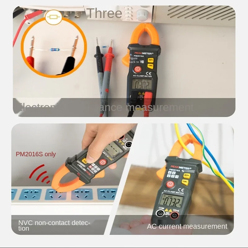 Pm2016 fully automatic small intelligent digital display clamp meter high precision anti burning clamp meter multimeter
Pm2016 fully automatic small intelligent digital display clamp meter high precision anti burning clamp meter multimeter