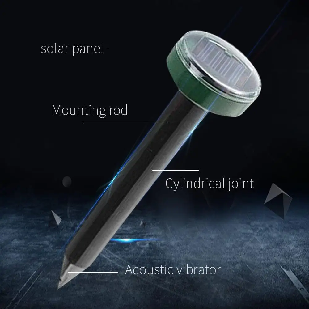 Pest Repeller Solar Power Repeller Electronic Eco Friendly 2pcs ABS Animal Insect Yard Ultrasonic Rat Repeller Garden Gopher
Pest Repeller Solar Power Repeller Electronic Eco Friendly 2pcs ABS Animal Insect Yard Ultrasonic Rat Repeller Garden Gopher