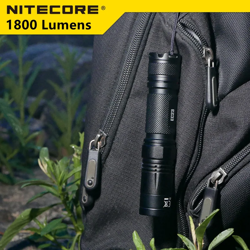 Original Nitecore EC23 Flashlight 1800Lumens High Strength High Performance SOS Emergency Outdoor Flashlight With 18650 battery
Original Nitecore EC23 Flashlight 1800Lumens High Strength High Performance SOS Emergency Outdoor Flashlight With 18650 battery