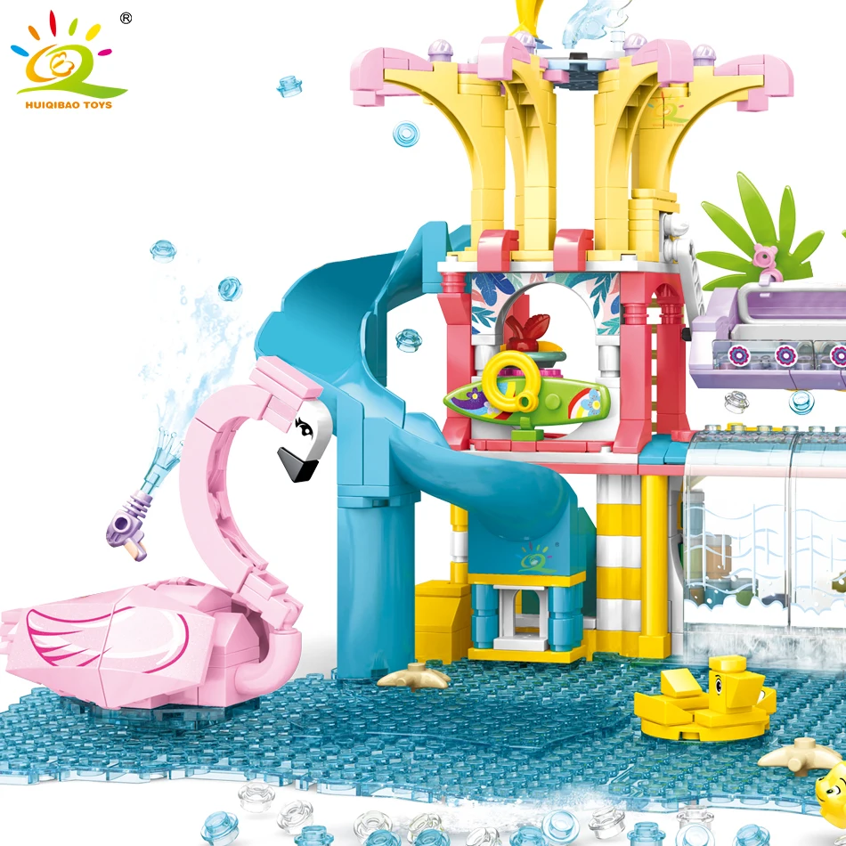971pcs Water Paradise Park Girls Series Building Blocks Princess Pool Party City Friends Gathering Toys for Kids
971pcs Water Paradise Park Girls Series Building Blocks Princess Pool Party City Friends Gathering Toys for Kids