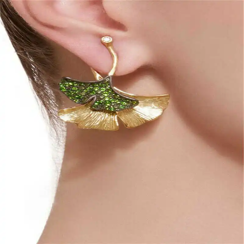 Fashion Drop Leaf Earrings Ear Yellow Gold Color Filled Hook Dangle for Women Gift Synthetic gem
Fashion Drop Leaf Earrings Ear Yellow Gold Color Filled Hook Dangle for Women Gift Synthetic gem